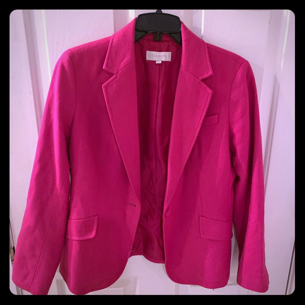 Talbots Pink Blazer Jacket